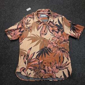 Ace Rivington Santa Barbara CA Floral Tropical Short Sleeve Button Down Shirt Si